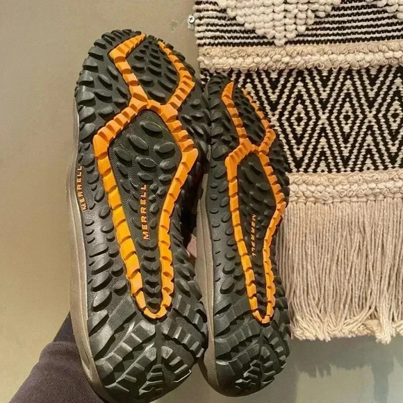 MERRELL MENS SANDALS FLIP FLOPS BROWN SIZE 13 - Picture 2 of 6